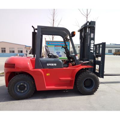7 Ton Diesel Forklift Truck with Duplex Triplex Mast and Clamp Engine Japanese Isuzu