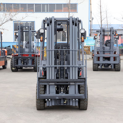 Steel and Rubber 3ton Diesel Forklift Truck with Mitsubishi S4s Isuzu Engine Forklift