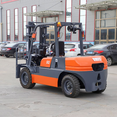 4.5ton Diesel Forklift Truck with Triplex Full Free Mast and Durable Mitsubishi Engine