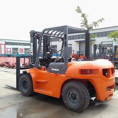 5ton Mitsubishi Isuzu Engine Forklift Truck with Triplex Full Free Mast and Clamp