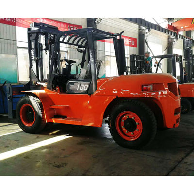 10ton Diesel Forklift with Solid Tires Truck Min. Width of Right Angle Channel 3540mm