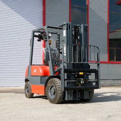 2.5t Diesel Forklift Truck with 6m 6000mm Triplex Full Free Mast and Chinese Engine