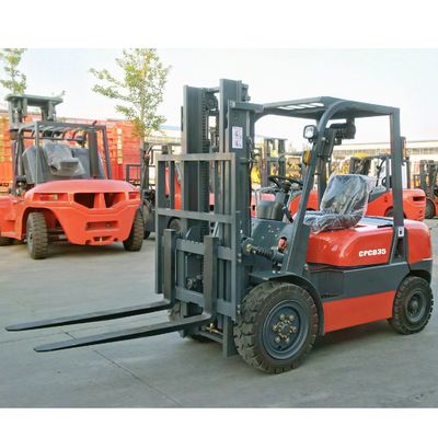 Steel and Rubber Material Handling Equipment 3.5t 4-Wheel Diesel Forklift Truck CPCD35