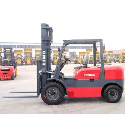 5.0 Ton 4500kg Fd45 Diesel Forklift Truck with Container Mast 3m 3.5m 4m 4.5m Forklift