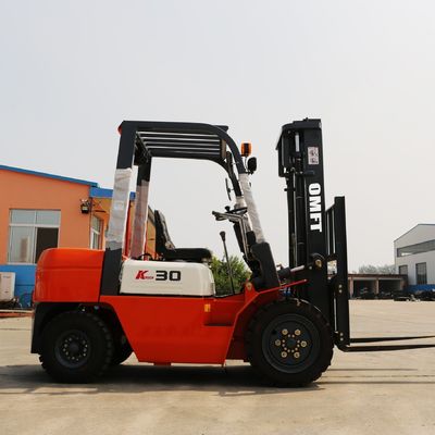 3 Ton 3.0 T Diesel Forklift Truck Lift Height 3m-7m for Steel and Rubber Materials