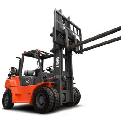 6ton 5ton 7ton Forklift Truck with Us GM4.3 Gasoline Engine and Pneumatic/Solid Tires