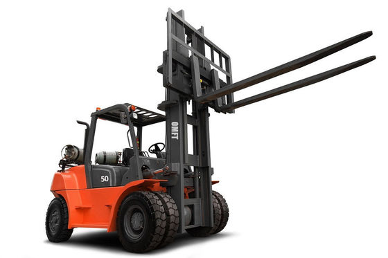 5-Ton Gasoline Forklift with Wide-View Mast and US GM PSI Engine Made by Trusted
