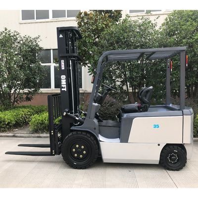 Ce ISO SGS 3.5 Ton 4 Wheels Smart Battery Forklift Truck Cpd35 Tyre Pneumatic or Solid