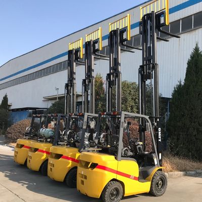 2ton 2.5ton 3ton 3.5ton 3m 4m 4.5m 5m 5.5m 6m Gas Forklift with Pneumatic or Solid Tires