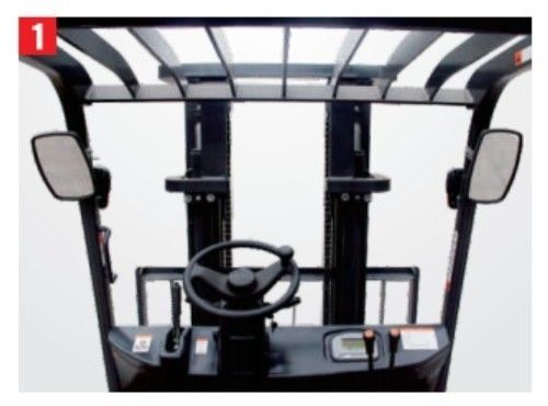 5t 6t Electric Forklift with 3000mm Lifting Height and Curtis Zapi Sme Control