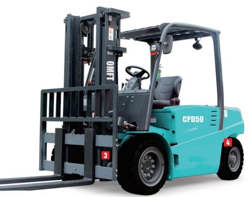 5ton 6ton 5000kgs 6000kgs Fd50 Fd60 Electric Forklift Truck with Maintenance Free Battery
