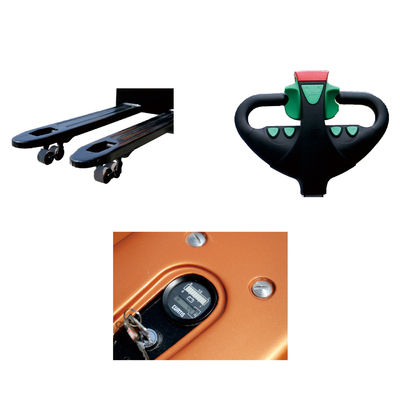 1.3T Electric Hand Pallet Truck Jack with CE ISO Steel PU and Free Battery Charger