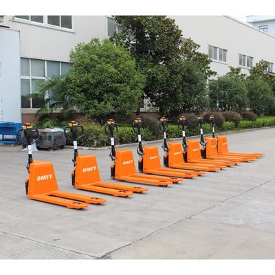 1150*560*50mm Fork Size 2.5 Ton Semi Electric Pallet Truck for Warehouse Equipment