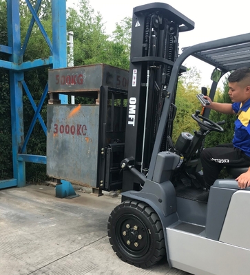 3.5ton Electric Forklift Truck with 3000mm Lifting Height and Curtis Control