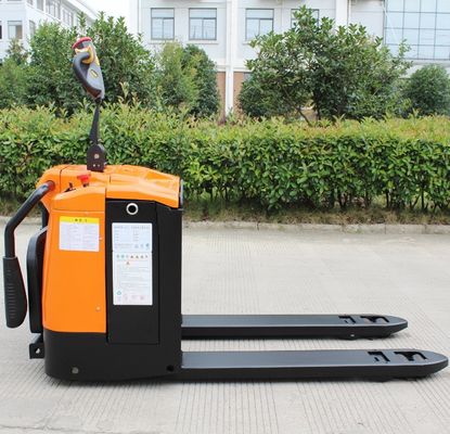 Battery Operated Pallet Truck Full Electric 2.0 Ton 2t Height 1450mm Lift height 205mm