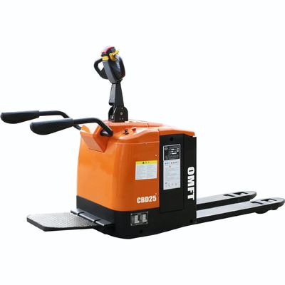 24V/210ah Battery Electric Pallet Truck Supply 2.5 Ton with Steel and Rubber Materials