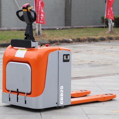 CBD25 2.5 Ton Steel Rubber Powered Pallet Truck Full Electric Battery Operated Truck