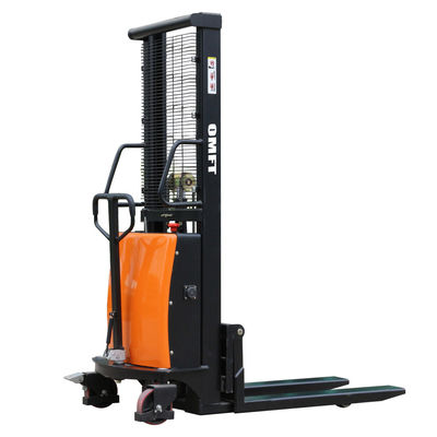 Omft Battery Powered Pallet Stacker Truck with 1.5 T Loading Capacity and 640X1100mm Fork