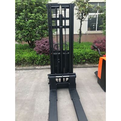 Omft Battery Powered Pallet Stacker Truck with 1.5 T Loading Capacity and 640X1100mm Fork