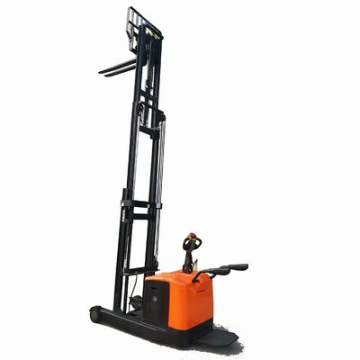 1.6ton 1600kg Cqd16 Electric Reach Stacker Truck with 5m 5000mm Mast Triplex and Free Lift