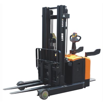 Steel PU Electric Hydraulic Stand on Electric Reach Stacker with 2 Ton 2t 2000kg