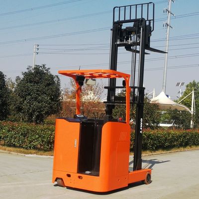 OEM and Spare Parts 2.5 Ton Battery Operated Electric Reach Stacker with Steel PU