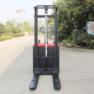 Electric Powered Pallet Stacker with 1.5t Capacity Steel and PU Full Electric Operation