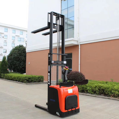 Electric Powered Pallet Stacker with 1.5t Capacity Steel and PU Full Electric Operation