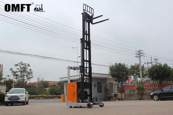24V/280ah Battery Powered 2000kg 2.0ton Sit-Down Electric Reach Truck Forklift Truck