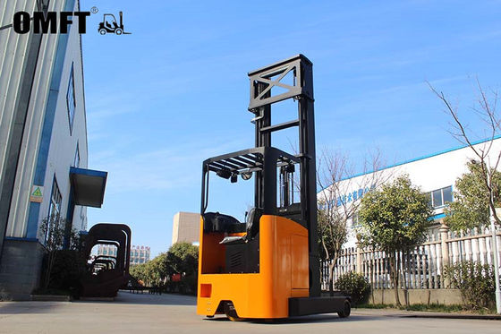 2000kg Ton Electric Reach Stacker Forklift Lonking Forklift with 100/30/1070mm Fork