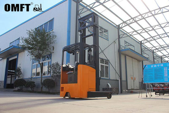High Precision Mast 9m 10m 11m 12m Steel PU Electric Reach Truck with Free Battery Charger