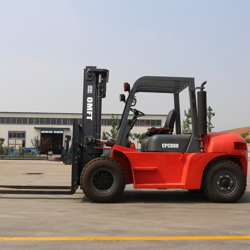 8ton Diesel Forklift Truck with CPCD80 and Min. Width of Right Angle Channel 3060mm