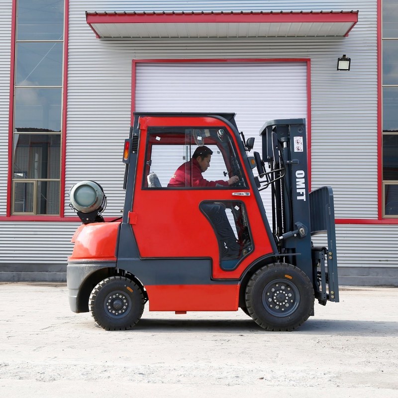 1070mm Fork 2.5tons Dual Fuel LPG Forklift for Euro and Us EPA Emission Standard