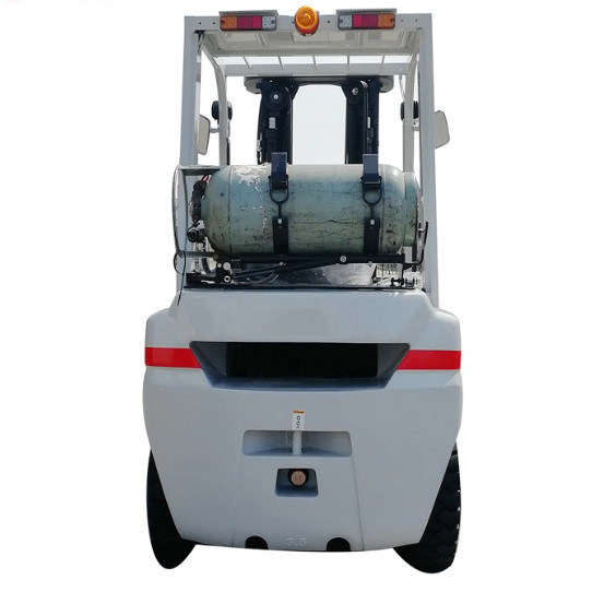 3.5ton LPG Forklift with 4.5m Lifting Height Three Stage Mast and Pneumatic or Solid Tires