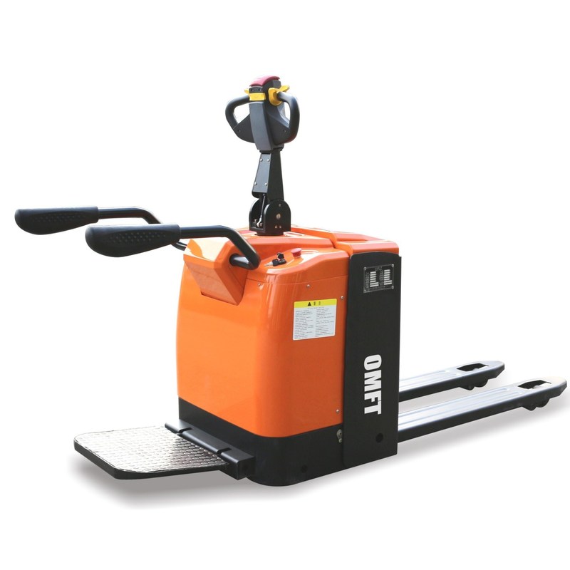Electric Pallet Truck Battery Operated with Zapi Controller and Steel Rubber Material