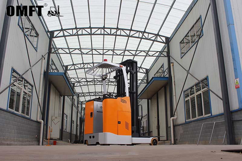 2000kg 2.0ton Sit-Down Electric Reach Truck Forklift Truck with OEM and Spare Parts
